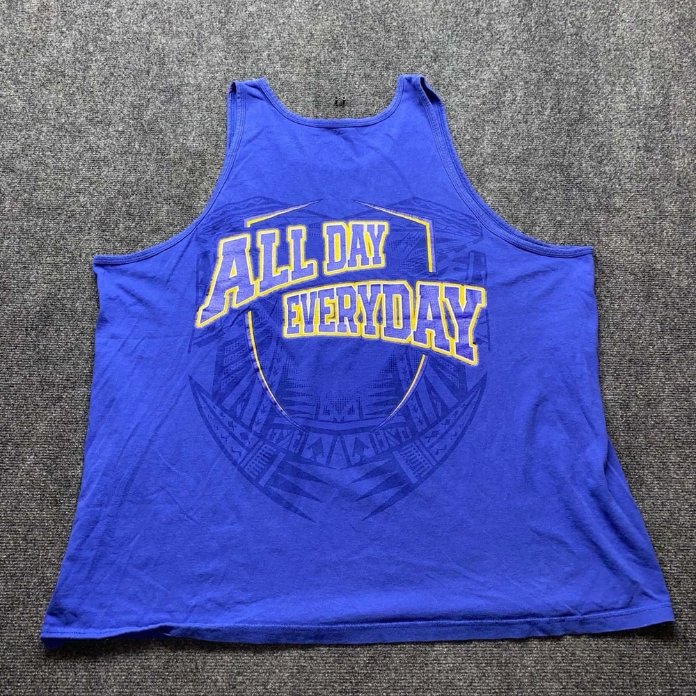 Golden State Warriors Tank Top Men 3XL Blue Sleeveless NBA Adult Dub City - Picture 2 of 6